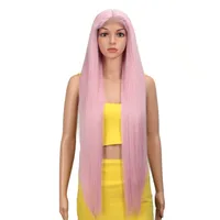 Women's Ruili Casual Carnival Stage High Temperature Wire Centre Parting Centre Parting Wigs sku image 4