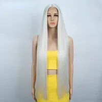 Women's Ruili Casual Carnival Stage High Temperature Wire Centre Parting Centre Parting Wigs sku image 11