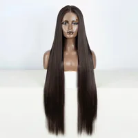 Women's Ruili Casual Carnival Stage High Temperature Wire Centre Parting Centre Parting Wigs sku image 13