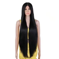 Women's Simple Style Casual Birthday Stage High Temperature Wire Centre Parting Centre Parting Wigs sku image 2