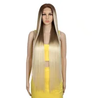 Women's Simple Style Casual Birthday Stage High Temperature Wire Centre Parting Centre Parting Wigs sku image 19
