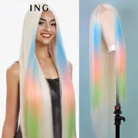 Women's Simple Style Casual Birthday Stage High Temperature Wire Centre Parting Centre Parting Wigs sku image 29