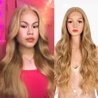 Women's Ruili Casual Birthday Stage High Temperature Wire Centre Parting Centre Parting Wigs main image 1