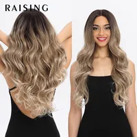 Women's Ruili Casual Birthday Stage High Temperature Wire Centre Parting Centre Parting Wigs main image 3