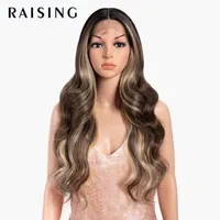 Women's Ruili Casual Birthday Stage High Temperature Wire Centre Parting Centre Parting Wigs sku image 15