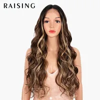 Women's Ruili Casual Birthday Stage High Temperature Wire Centre Parting Centre Parting Wigs sku image 17