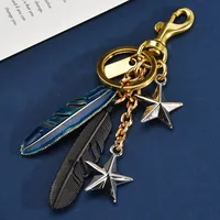 1 Piece IG Style Classic Style Feather Alloy Plating Bag Pendant Keychain main image 2