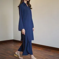 Women's Solid Color Leisure Suit Abaya main image 5