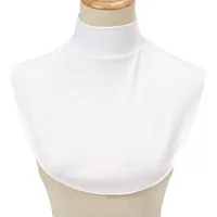 Cross-Border New Arrival European And American Fake Collar Shirt Cover Modal Detachable Collar Scarf Monochrome Women's Base Shirt Cover Factory Direct Sales main image 3