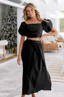 Holiday Daily Women's Casual Elegant Vacation Solid Color Polyester Skirt Co-ord Set Shorts Sets main image 4