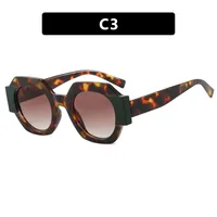 Cute Sexy Streetwear Solid Color Ac Round Frame Full Frame Glasses sku image 3