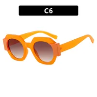 Cute Sexy Streetwear Solid Color Ac Round Frame Full Frame Glasses sku image 6