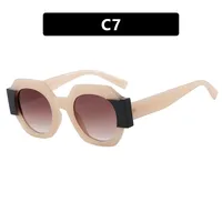 Cute Sexy Streetwear Solid Color Ac Round Frame Full Frame Glasses sku image 7