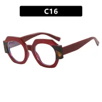 Cute Sexy Streetwear Solid Color Ac Round Frame Full Frame Glasses sku image 16