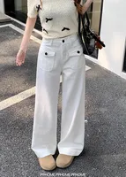 Women's Weekend Home Outdoor Casual Simple Style Solid Color Full Length Pocket Casual Pants sku image 2
