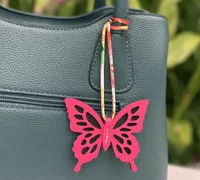 Pu Leather Butterfly Bag Charms sku image 14