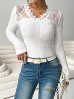 Women's T-shirt Long Sleeve T-Shirts Casual Elegant Basic Solid Color main image 4