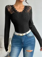 Women's T-shirt Long Sleeve T-Shirts Casual Elegant Basic Solid Color main image 10