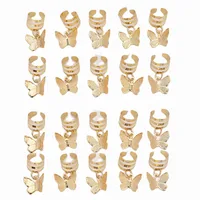 Women's Casual Elegant Simple Style Holiday Party Street Curls Straight Hair Dreadlocks Hair Rings sku image 1