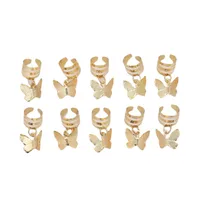 Women's Casual Elegant Simple Style Holiday Party Street Curls Straight Hair Dreadlocks Hair Rings sku image 4