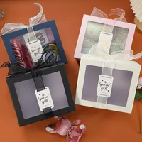 Window Transparent Gift Box Gift Box Tanabata Valentine's Day Gift Box Companion Gift Box Birthday Gift Box Wholesale main image 1