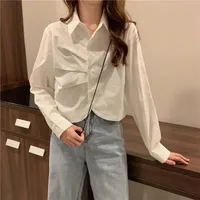 Women's Blouse Long Sleeve Blouses Casual Simple Style Stripe main image 3