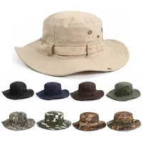 Summer Fisherman Hat Double-Sided Fabric Storage And Carrying Boonie Hat Summer Outdoor Travel Fishing Big Brim Sun Hat main image 1