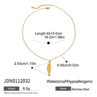 Vacation Beach Modern Style Geometric 316 Stainless Steel  Women's Pendant Necklace Necklace sku image 3