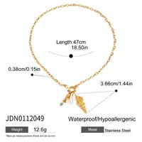 Vacation Beach Modern Style Geometric 316 Stainless Steel  Women's Pendant Necklace Necklace sku image 8