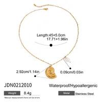 Vacation Beach Modern Style Geometric 316 Stainless Steel  Women's Pendant Necklace Necklace sku image 4