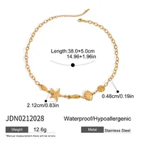 Vacation Beach Modern Style Geometric 316 Stainless Steel  Women's Pendant Necklace Necklace sku image 10