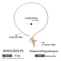 Vacation Beach Modern Style Geometric 316 Stainless Steel  Women's Pendant Necklace Necklace sku image 7