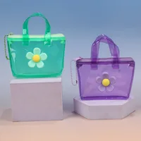 Women's Solid Color Flower Plush Zipper main image 3