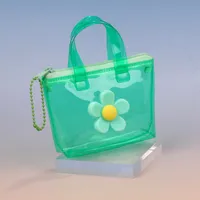 Women's Solid Color Flower Plush Zipper sku image 3