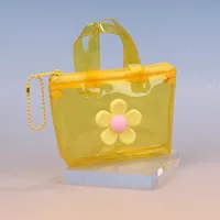 Women's Solid Color Flower Plush Zipper sku image 5