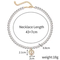 Modern Style Cross Zinc Alloy Plating Women's Pendant Necklace sku image 3