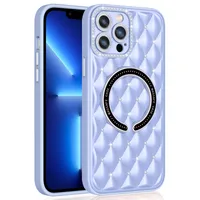 Applicable To Apple 15Promax Advanced Magnetic Suction Phone Case Iphone14 Lens All-Inclusive Rhinestone Protective Case Batch main image 1