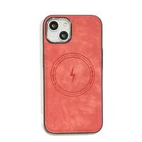 For Apple 14pro Max Phone Case Solid Color Premium Magnetic Holster Iphone13 Anti-Fingerprint Protective Case main image 2