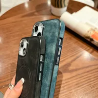 For Apple 14pro Max Phone Case Solid Color Premium Magnetic Holster Iphone13 Anti-Fingerprint Protective Case main image 5