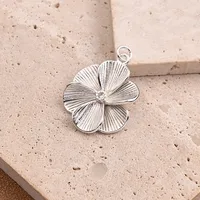 Casual Vacation Red Heart Flower Copper Handmade Polishing Enamel Zircon 18K Gold Plated White Gold Plated DIY Jewelry Accessories main image 6