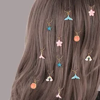 Unisex Casual Elegant Cute Casual Holiday Weekend Curls Straight Hair Dreadlocks Hair Rings main image 1