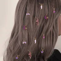 Unisex Casual Elegant Cute Casual Holiday Weekend Curls Straight Hair Dreadlocks Hair Rings main image 3