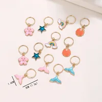 Unisex Casual Elegant Cute Casual Holiday Weekend Curls Straight Hair Dreadlocks Hair Rings main image 2