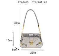 Women's PU Solid Color Classic Style Streetwear Square Lock Clasp Underarm Bag main image 2