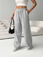 Women's Casual Travel Daily Casual Basic Formal Solid Color Full Length Casual Pants main image 5