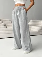 Women's Casual Travel Daily Casual Basic Formal Solid Color Full Length Casual Pants main image 1