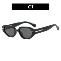 Casual Classical Novelty Glasses Ac Polygon Full Frame Glasses sku image 1