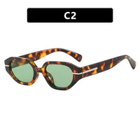 Casual Classical Novelty Glasses Ac Polygon Full Frame Glasses sku image 2