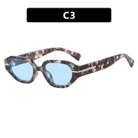 Casual Classical Novelty Glasses Ac Polygon Full Frame Glasses sku image 3