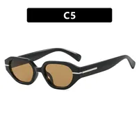 Casual Classical Novelty Glasses Ac Polygon Full Frame Glasses sku image 5